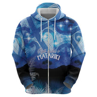 NZ Maori Matariki Scenery Hoodie Galaxy Sky