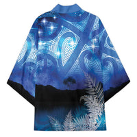 NZ Maori Matariki Scenery Kimono Galaxy Sky