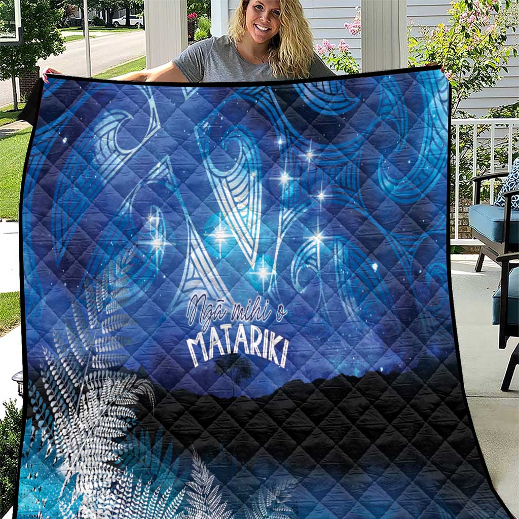 NZ Maori Matariki Scenery Quilt Galaxy Sky