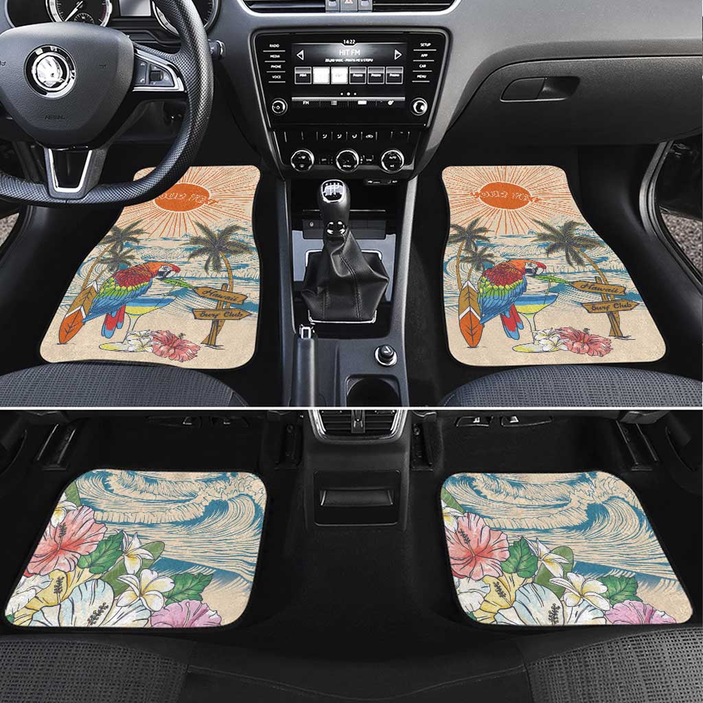 Christmas In July - Hawaii Retro Car Mats Lost In Parrot-dise