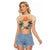 Personalized Christmas In July - Hawaii Retro Raglan Cropped T Shirt Lost In Parrot-dise