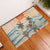 Christmas In July - Hawaii Retro Rubber Doormat Lost In Parrot-dise
