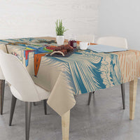 Christmas In July - Hawaii Retro Tablecloth Lost In Parrot-dise