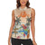 Personalized Christmas In July - Hawaii Retro Women Sleeveless Polo Shirt Lost In Parrot-dise