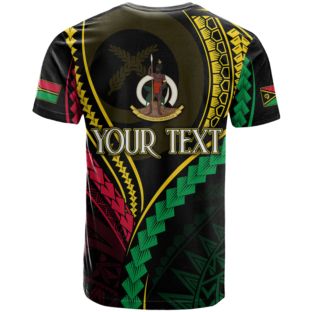 Personalised Vanuatu T Shirt 43rd Hapi Indipendens Long LT7 - Polynesian Pride