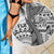 Fiji Rugby Bula Masi Beach Blanket Fish Tail Kaivity Cibi - White