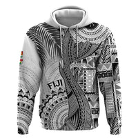 Fiji Rugby Personalised Bula Masi Hoodie Fish Tail Kaivity Cibi - White LT7 Pullover Hoodie White - Polynesian Pride