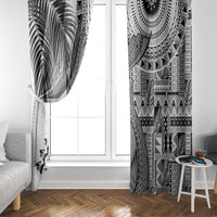 Fiji Rugby Bula Masi Window Curtain Fish Tail Kaivity Cibi - White