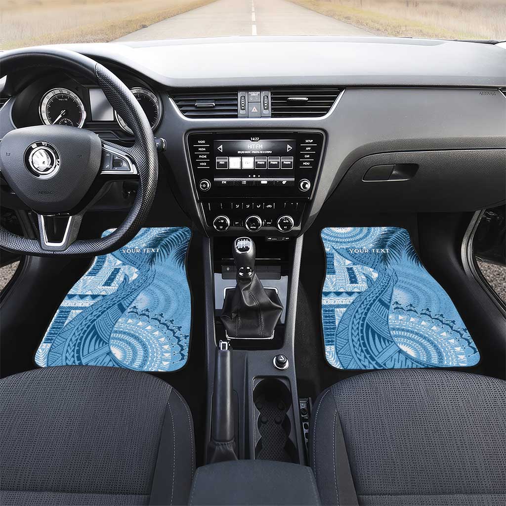 Fiji Rugby Bula Masi Car Mats Fish Tail Kaivity Cibi - Turquoise