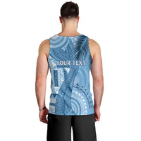 Fiji Rugby Personalised Bula Masi Men Tank Top Fish Tail Kaivity Cibi - Turquoise
