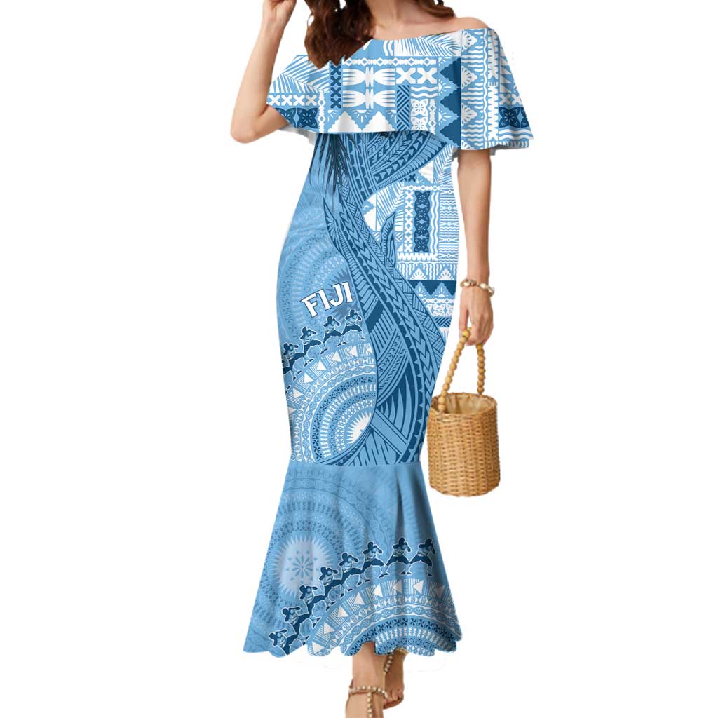 fijian bula dress designs Fiji Rugby Personalised Bula Masi Mermaid Dress Fish Tail Kaivity Cibi