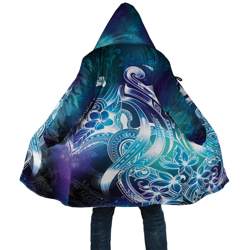 Aloha Hawaii Turtle Cloak Teal Purple Ribbon - Polynesian Pride