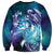 Aloha Hawaii Turtle Sweatshirt Teal Purple Ribbon - Polynesian Pride