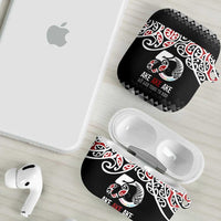 Kia Kaha Te Reo Maori AirPods Case 50 Years Mo Ake Tonu Te Reo - Polynesian Pride