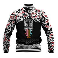 Kia Kaha Te Reo Maori Baseball Jacket 50 Years Mo Ake Tonu Te Reo - Polynesian Pride