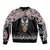 Kia Kaha Te Reo Maori Bomber Jacket 50 Years Mo Ake Tonu Te Reo - Polynesian Pride
