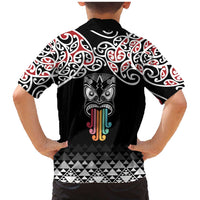 Kia Kaha Te Reo Maori Family Matching Mermaid Dress and Hawaiian Shirt 50 Years Mo Ake Tonu Te Reo - Polynesian Pride