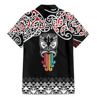 Kia Kaha Te Reo Maori Family Matching Mermaid Dress and Hawaiian Shirt 50 Years Mo Ake Tonu Te Reo - Polynesian Pride