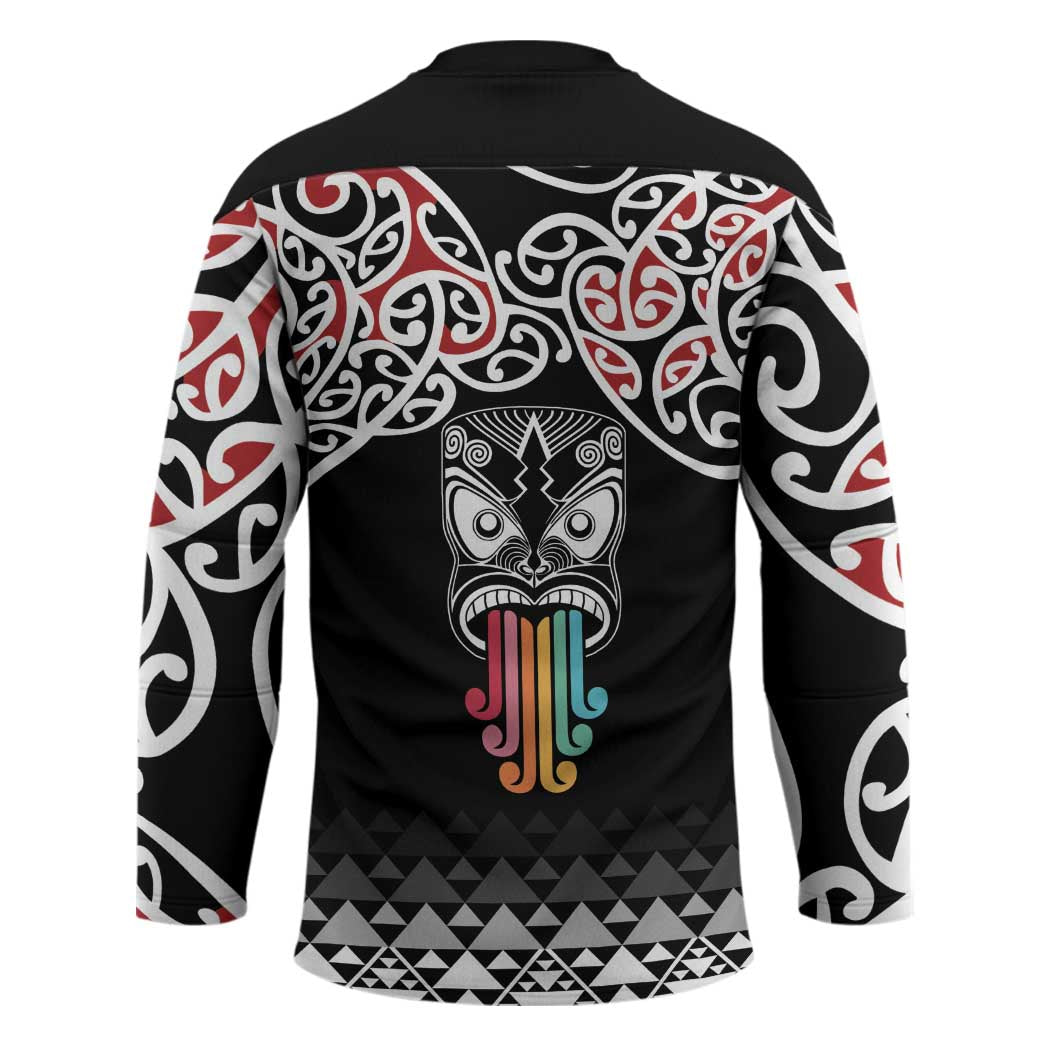 Kia Kaha Te Reo Maori Hockey Jersey 50 Years Mo Ake Tonu Te Reo - Polynesian Pride