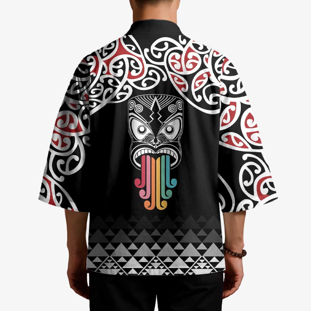 Kia Kaha Te Reo Maori Kimono 50 Years Mo Ake Tonu Te Reo - Polynesian Pride