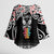 Kia Kaha Te Reo Maori Kimono Sleeve Blouse 50 Years Mo Ake Tonu Te Reo - Polynesian Pride