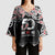 Kia Kaha Te Reo Maori Kimono Sleeve Blouse 50 Years Mo Ake Tonu Te Reo - Polynesian Pride