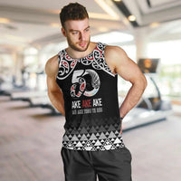 Kia Kaha Te Reo Maori Men Tank Top 50 Years Mo Ake Tonu Te Reo - Polynesian Pride