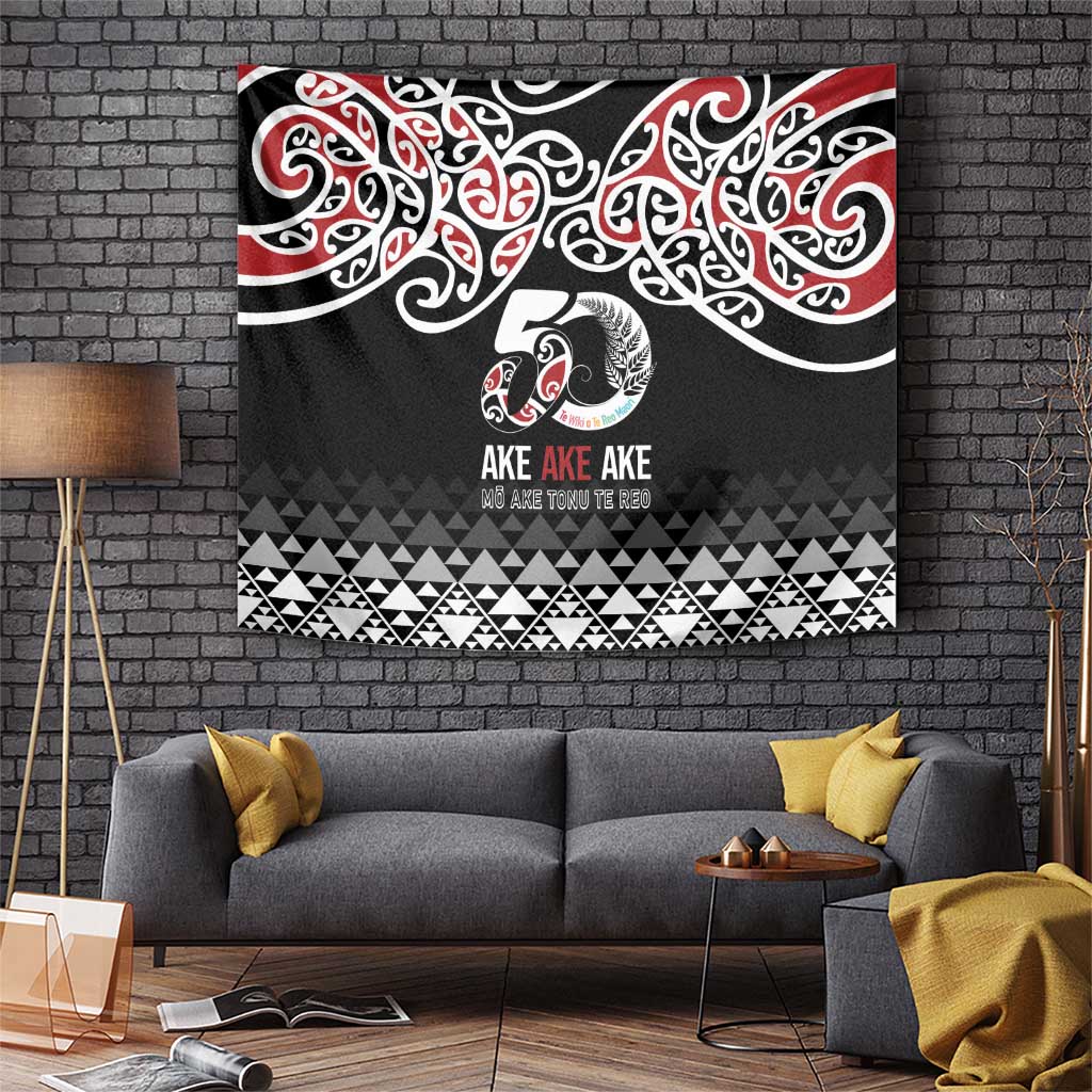 Kia Kaha Te Reo Maori Tapestry 50 Years Mo Ake Tonu Te Reo - Polynesian Pride