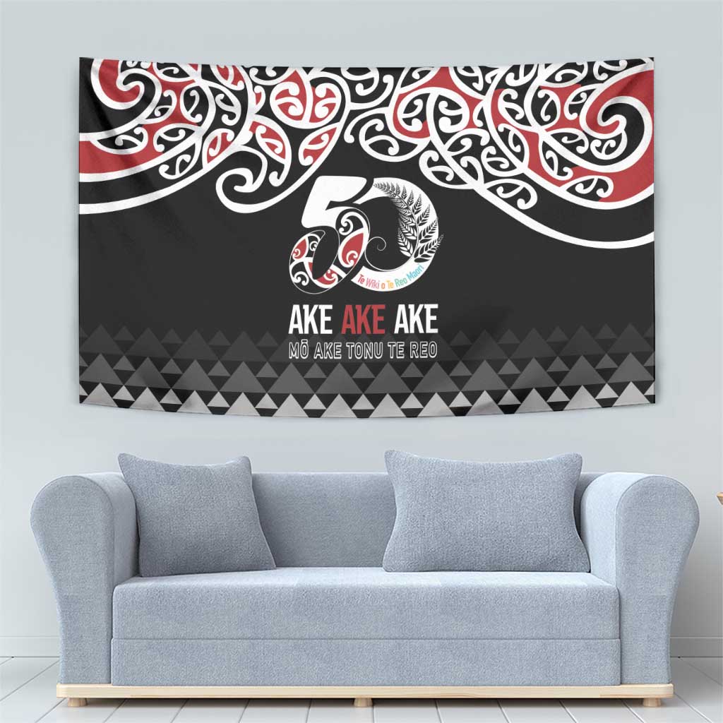 Kia Kaha Te Reo Maori Tapestry 50 Years Mo Ake Tonu Te Reo - Polynesian Pride