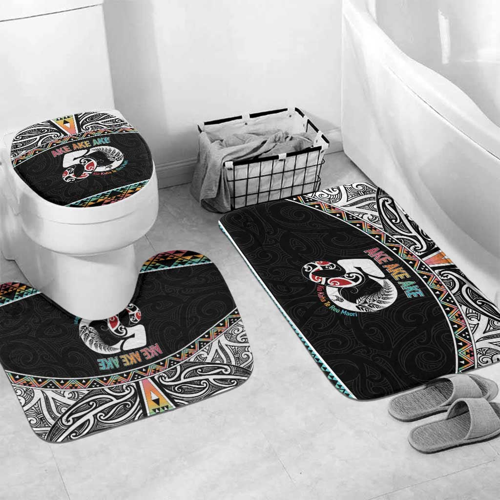 50 Years Kia Kaha Te Reo Maori Bathroom Set Ake Ake Ake! - Polynesian Pride