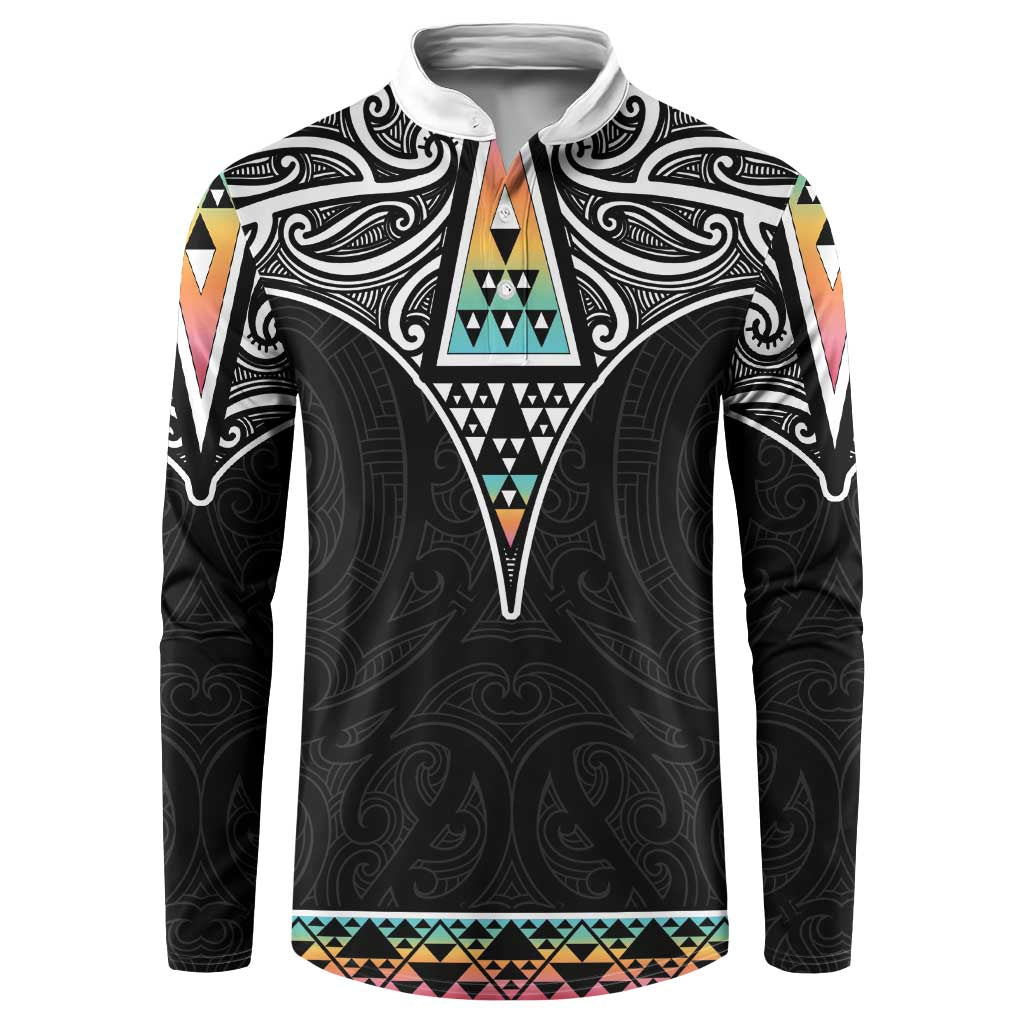 50 Years Kia Kaha Te Reo Maori Button Sweatshirt Ake Ake Ake! - Polynesian Pride