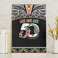 50 Years Kia Kaha Te Reo Maori Canvas Wall Art Ake Ake Ake! - Polynesian Pride