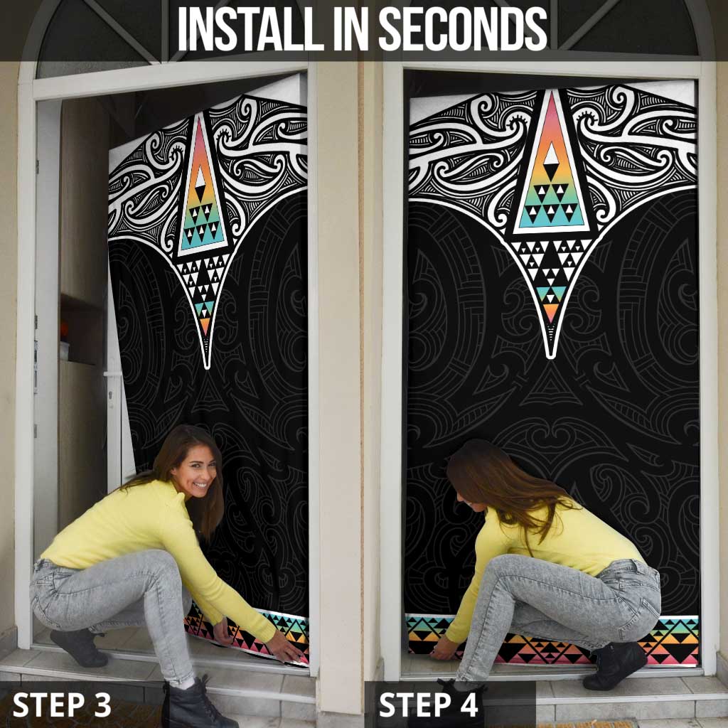 50 Years Kia Kaha Te Reo Maori Door Cover Ake Ake Ake! - Polynesian Pride