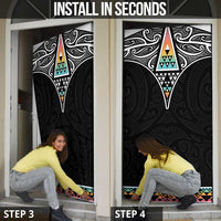 50 Years Kia Kaha Te Reo Maori Door Cover Ake Ake Ake! - Polynesian Pride