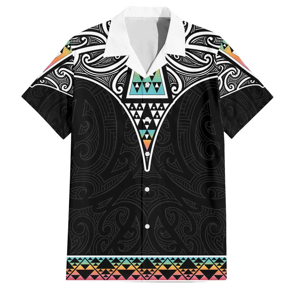 50 Years Kia Kaha Te Reo Maori Family Matching Long Sleeve Bodycon Dress and Hawaiian Shirt Ake Ake Ake! - Polynesian Pride
