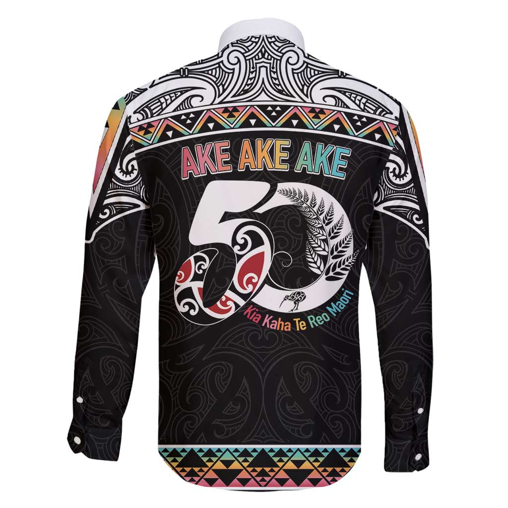 50 Years Kia Kaha Te Reo Maori Family Matching Mermaid Dress and Hawaiian Shirt Ake Ake Ake! - Polynesian Pride