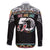 50 Years Kia Kaha Te Reo Maori Family Matching Off The Shoulder Long Sleeve Dress and Hawaiian Shirt Ake Ake Ake! - Polynesian Pride