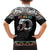 50 Years Kia Kaha Te Reo Maori Family Matching Short Sleeve Bodycon Dress and Hawaiian Shirt Ake Ake Ake! - Polynesian Pride