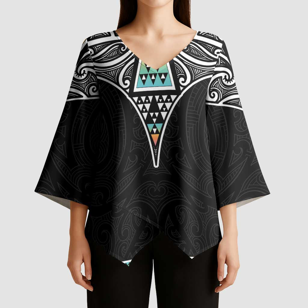 50 Years Kia Kaha Te Reo Maori Kimono Sleeve Blouse Ake Ake Ake! - Polynesian Pride