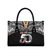 50 Years Kia Kaha Te Reo Maori Leather Bag Ake Ake Ake! - Polynesian Pride