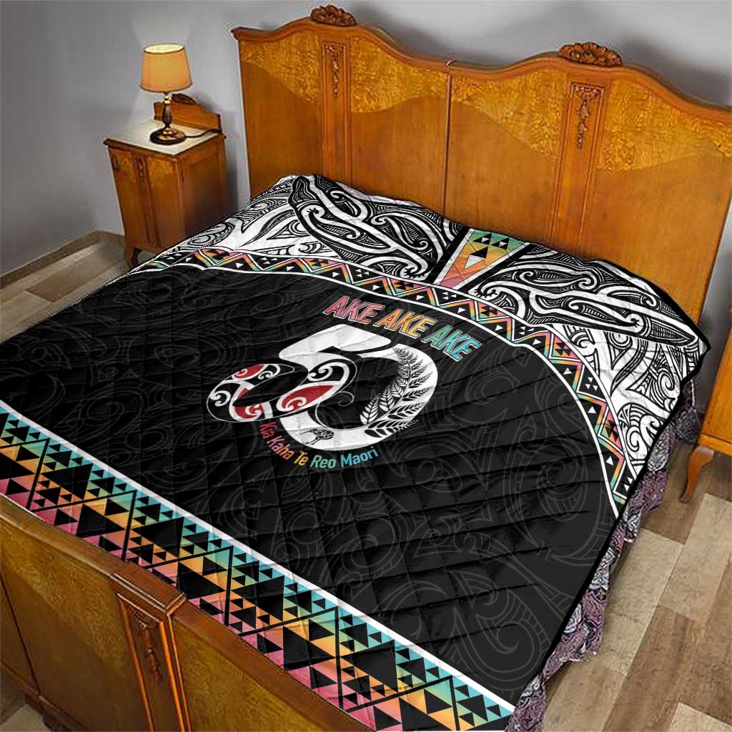 50 Years Kia Kaha Te Reo Maori Quilt Ake Ake Ake! - Polynesian Pride