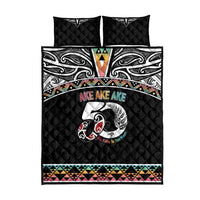 50 Years Kia Kaha Te Reo Maori Quilt Bed Set Ake Ake Ake! - Polynesian Pride
