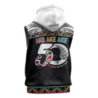 50 Years Kia Kaha Te Reo Maori Sleeveless Zip Hoodie Ake Ake Ake! LT7 - Polynesian Pride
