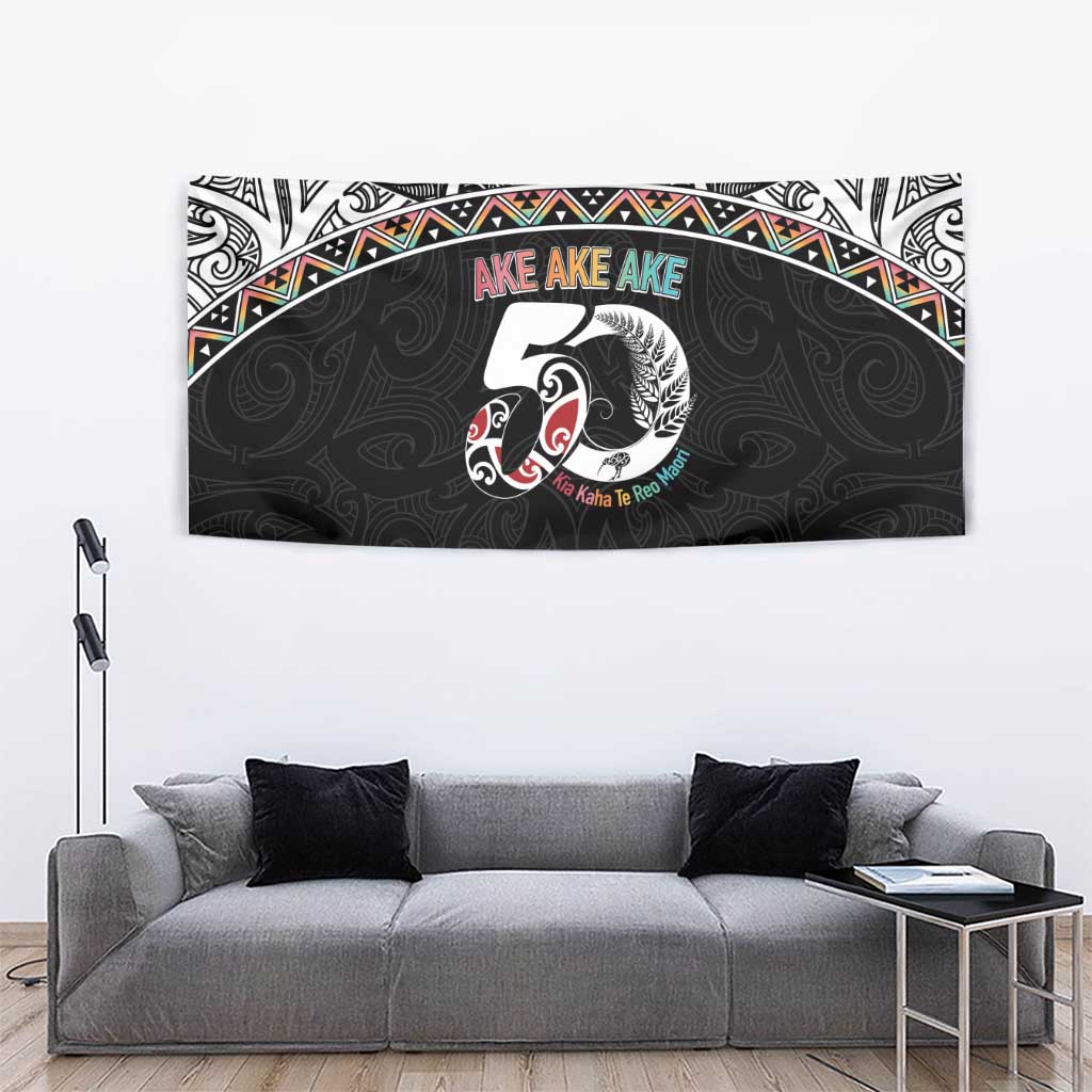 50 Years Kia Kaha Te Reo Maori Tapestry Ake Ake Ake! - Polynesian Pride