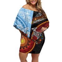 personalised-fiji-and-australia-family-matching-off-shoulder-short-dress-and-hawaiian-shirt-masi-patterns-mix-aboriginal-art