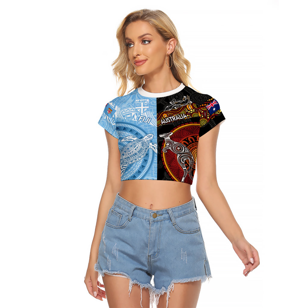 personalised-fiji-and-australia-raglan-cropped-t-shirt-masi-patterns-mix-aboriginal-art