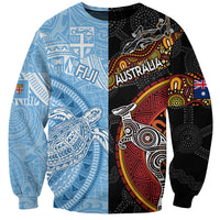 personalised-fiji-and-australia-sweatshirt-masi-patterns-mix-aboriginal-art