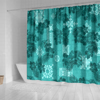 vintage-hawaii-shower-curtain-hibiscus-mix-hawaiian-quilt-patches-teal