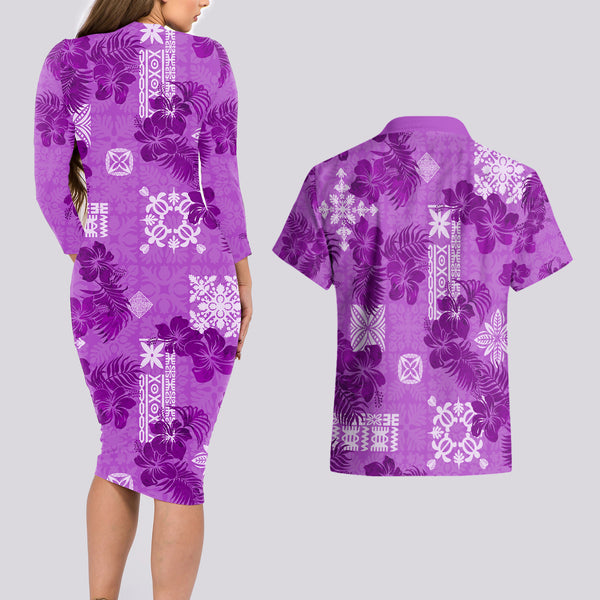 Hawaiian Pineapple Print Bodycon Dress