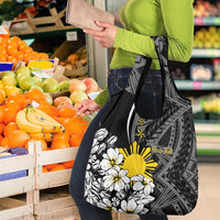 Philippines Sampaguita Personalised Grocery Bag Women's Day
